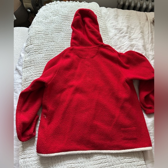Outdoor Voices Red Oversized Buttoned Hoodie - Picture 4 of 4